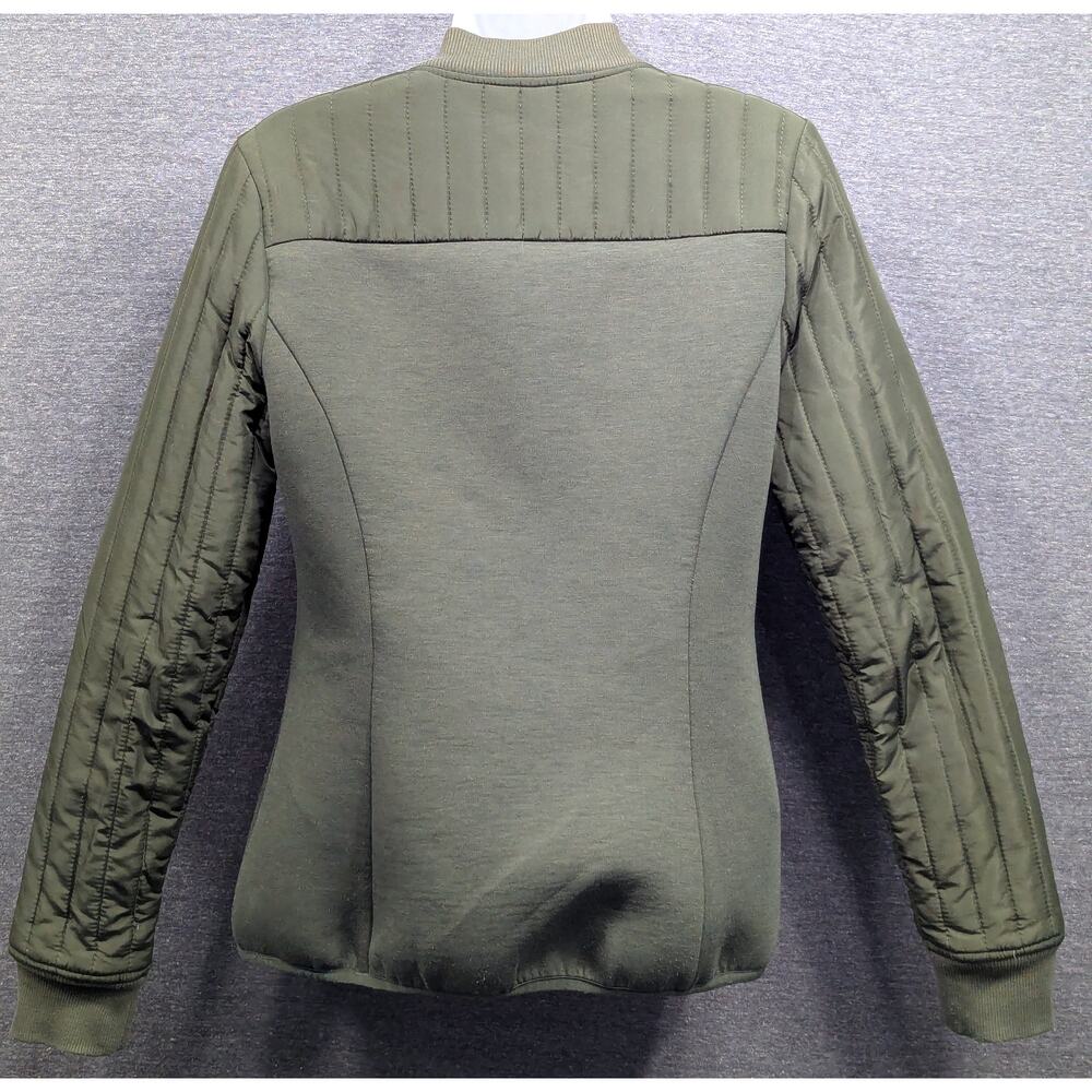 Fabletics Womens Jacket - Green, Partial Puffer, … - image 4